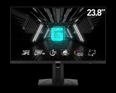 ÉCRAN MSI G244PF E2 - Monitor Gaming - Full HD- 24 inch- 180Hz - 1MS - 16,7 millions 8 bits - Noir