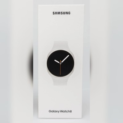 SAMSUNG GALAXY WATCH 8 - SMARTWATCH 44 MM - AMOLED 1.34" - ÉTANCHE - WI-FI - BLUETOOTH - SILVER SM-L330NDAAXEF