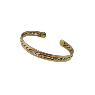 Bracelet en Cuivre Artisanal Touareg Fabrication Traditionnelle de Tamanrasset - Pour Femme