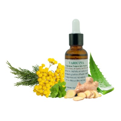 Préparation VARICINA naturelle pour le traitement des varices 