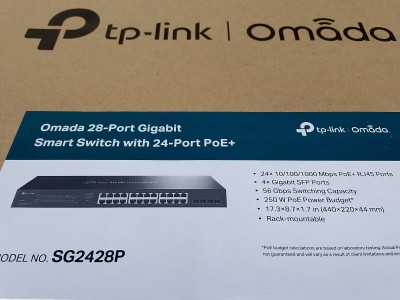 SWITCH TP-LINK 28 PORTS GIGABIT AVEC 24 PORTS POE+ 4 PORTS SFP