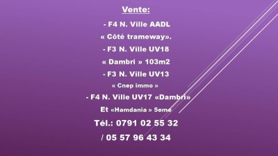 appartement-vente-f4-constantine-el-khroub-algerie
