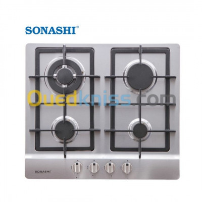 plaques-de-cuisson-plaque-chauffante-a-gaz-inox-4-feux-60cm-en-acier-inoxydable-sonashi-dar-el-beida-alger-algerie