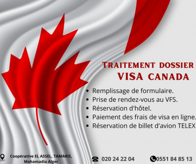 Traitement Dossier Visa Canada 
