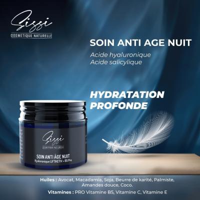 Crème anti âge NUIT, Hyaluronique LIFTACTIV + B5 Pro 