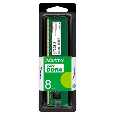 RAM ADATA 8GB DDR4 DESKTOP - UDIMM 3200MHZ - INTEL & AMD - CAS 1.2V - 288-PIN DIMM