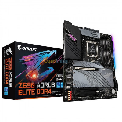 Gigabyte Z690 AORUS ELITE DDR4 ATX Socket 1700 Intel Z690 Express - 4x DDR4 - M.2 PCIe 4.0 - USB 3.2