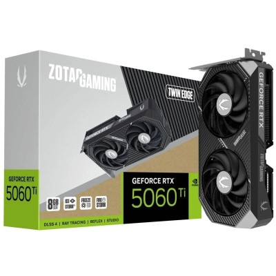 ZOTAC GAMING GEFORCE RTX 5060 TI TWIN EDGE - 8GB GDDR6 4k - DLSS 4 - RAY TRACING - REFLEX - BLACK