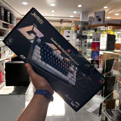 JEDEL KL-81 - CLAVIER GAMING MÉCANIQUE FILAIRE - BLEU SWITCH - RGB - 75% - HOT-SWAPPABLE - QWERTY