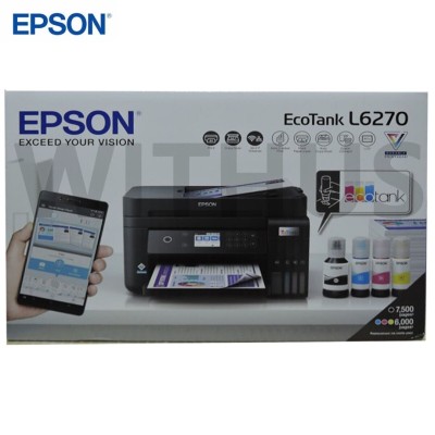 EPSON ECOTANK L6270 - IMPRIMANTE A4 - RÉSERVOIR - RECTO VERSO - WI-FI - ADF - ETHERNET - USB - BLACK