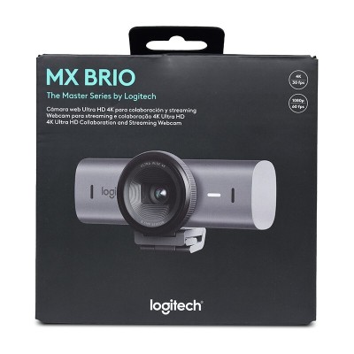 LOGITECH MX BRIO 4K - AUTOFOCUS - HDR - AI ZOOM - DOUBLE MICRO - USB-C - CLIP UNIVERSEL