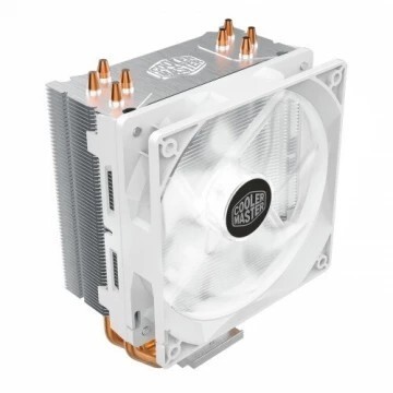 COOLERMASTER HYPER 212 LED WHITE EDITION - AIRCOOLING 120mm - SOCKET INTEL & AMD -ALUMINIUM-1800 RPM