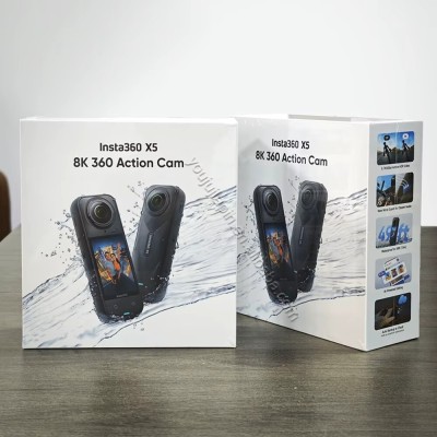 INSTA360 X5 - CAMÉRA D'ACTION - 8K 72MP - STABILISATEUR - WIFI -BLUETOOTH -IPX8 - 2400MAH - BLACK