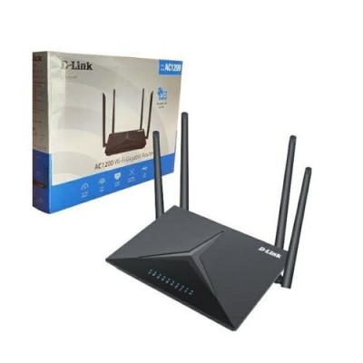 D-LINK DIR-825M ROUTEUR WIFI DUAL BAND AC1200 - 4 ANTENNES - GIGABIT - MU-MIMO - SÉCURITÉ WPA3