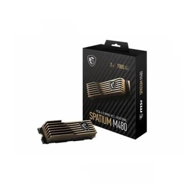 MSI SPATIUM M480 PRO 2TB - NVME M.2 PCIE 4.0 - 7400 Mo/s - 1400 TBW - S.M.A.R.T - 10,5 W
