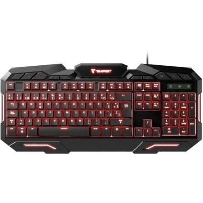 TEMPEST K8 RADIANCE RGB - CLAVIER GAMING RÉTROÉCLAIRÉ - ANTI-GHOSTING - 3 COULEURS LED - BLACK