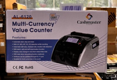 CASHMASTER COMPTEUSE DE BILLET AL-6120 - COMPTEUSE - DÉTECTUS FAUX BILLETS - ECRAN LCD - BLACK