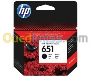 HP 651 Cartouche D'encre D'origine Ink Advantage - HP 651 Noir - HP 651 Trois Couleurs