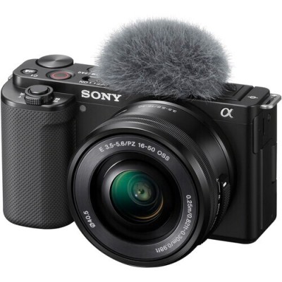 SONY ZV-E10 - APPAREIL PHOTO HYBRIDE 24.2 MP 4K + OBJECTIF E 16-50mm-LCD3" TACTILE -WI-FI -BLUETOOTH