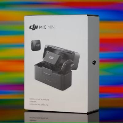 DJI MIC MINI (2 TX + 1 RX + CHARGING CASE ) MICROPHONE COMPACT - PORTÉE 400 M - STOP BRUIT - NOIR