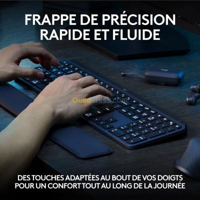 LOGITECH MX KEYS S - CLAVIER SANS FIL - RÉTRO-ÉCLAIRAGE - LOGITECH FLOW - WINDOWS ET MACOS - QWERTY