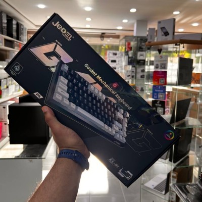 JEDEL KL-81 - CLAVIER GAMING MÉCANIQUE FILAIRE - RED SWITCH - RGB - 75% - HOT-SWAPPABLE - QWERTY