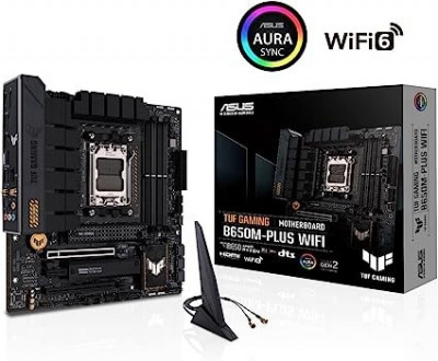 ASUS TUF GAMING B650M-PLUS WIFI - Micro ATX Socket AM5 AMD- M.2 PCIe 5.0 - USB 3.2