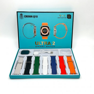 smart-watch-crown-q10-ultra-2-avec-7-bracelets-bab-ezzouar-alger-algerie