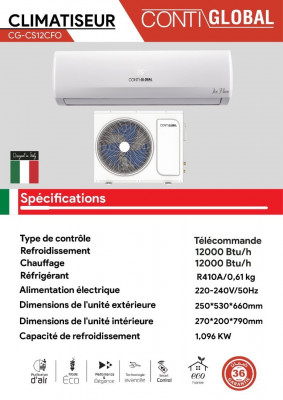 heating-air-conditioning-climatiseur-conti-global-12000-btu-chevalley-alger-algeria