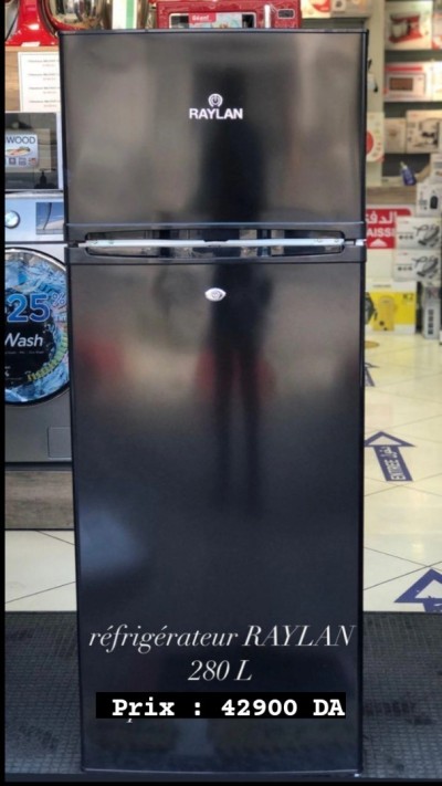 Réfrigérateur RAYLAN 280 L SILVER ET NOIR