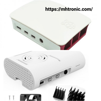 Arduino - Boîtier pour Raspberry Pi 3 / 3B / 3B+ et Pi 4 avec ventilateur de refroidissement
