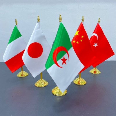 Drapeau personnalisé sublimation avec socle....