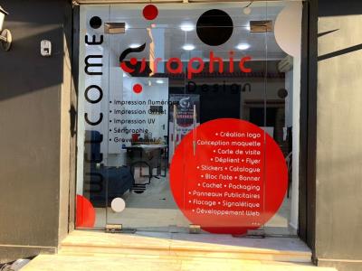 Habillage Sablé , Découpe, One way, Autocollant