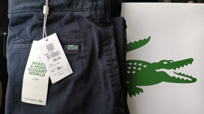 جينز-و-سراويل-lacoste-paris-original-pantalon-homme-toile-bleu-marine-coton-taille-40-francais-30-usa-بئر-توتة-الجزائر