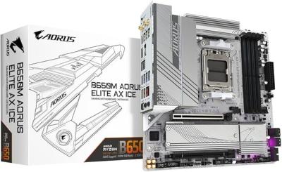B650M AORUS Elite AX Ice GIGABYTE (En configuration seulement)