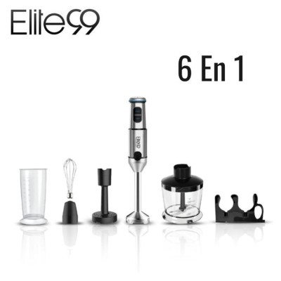 Bras Mixeur Plongeant 6 En 1 Elite99 - 1600W avec 6 accessoires - Elite 99 ELT2600