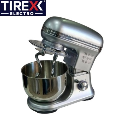 Robot Pétrin Double Crochet Multifonction TIREXX 1200W 5L 2.5KG - Engrenage Métallique - عجانة 5 لتر