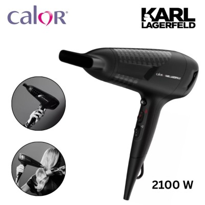 Sechoir Sèche Cheveux Calor X Karl Lagerfeld 2100W À Technologie Effiwatts - مجفف شعر