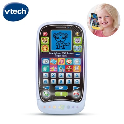 Smartphone VTech P'tit Genius Magic Light - Téléphone éducatif interactif Cadeau pour enfants