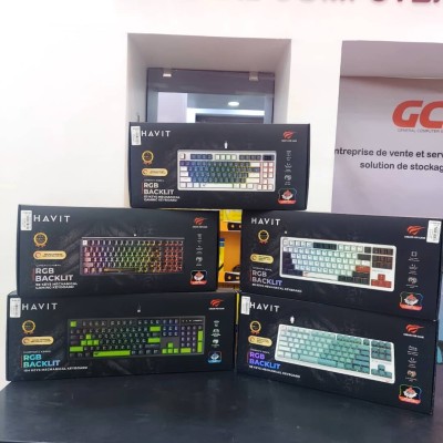  CLAVIER GAMENOTE MECANIQUE RGB BY-HAVIT