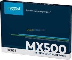 DISQUE DUR  2T SSD CRUCIAL MX500  2.5`` NEW