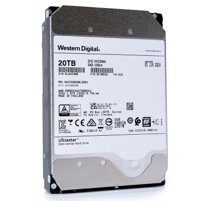 DISQUE DUR POUR SERVEUR WESTERN DIGITAL 20TB DC HC555 SAS 12GB/S