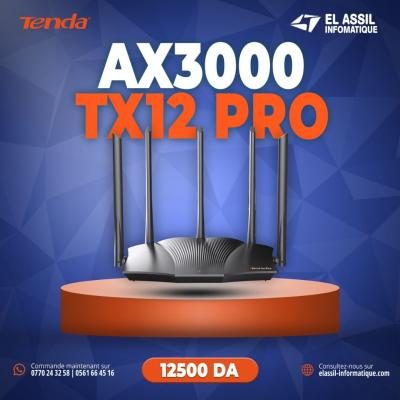 POINT D`ACCÉS TENDA TX12  PRO AX3000 DUAL-BAND GIGABIT ROUTEUR WIFI 6