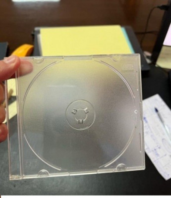 Boite à CD/ DVD transparant carrée