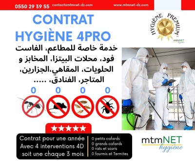 Services et attestation hygiène H3D 4PROS pour les établissements et entreprises 