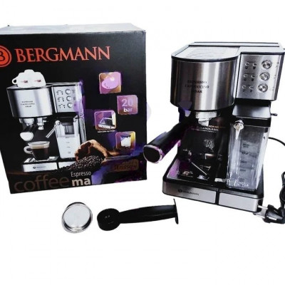 Machine a Café 3 en 1 bras 20 bar  1350w  Inox Bergmann
