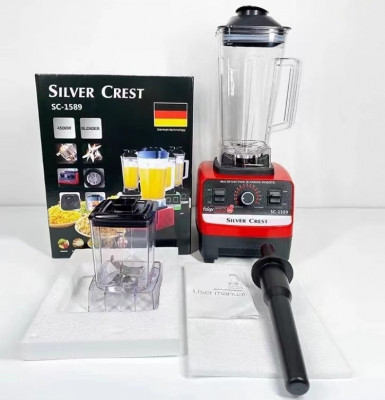 Mixeur Silver Crest 4500w Powerful Blender for Smoothies, Soups, and More