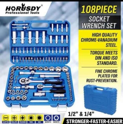 Caisse à outils professionnel 108 pièces 