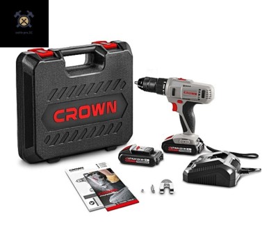 visseuse Crown CT21056LM  sans fil 18v double batterie