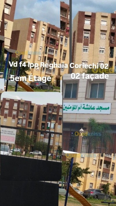 Vente Appartement F4 Alger Reghaia